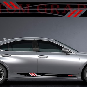 2 colori Nuovo esclusivo Sport Sticker Decal Sportello laterale per Lexus ES