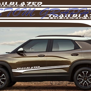 Chevrolet Trailblazer Side Door Stripe Decal: Sport Sticker