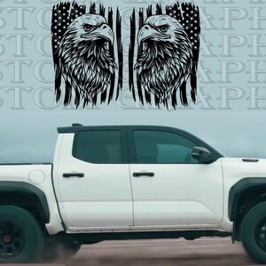 2-kolorowa nowa ekskluzywna naklejka sportowa kalkomania boczne drzwi do Toyota Tacoma TRD Off Road