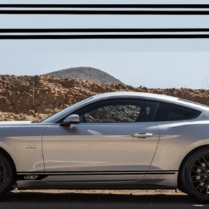 2 colori Nuovo esclusivo Sport Sticker Decal Sportello laterale per mustang