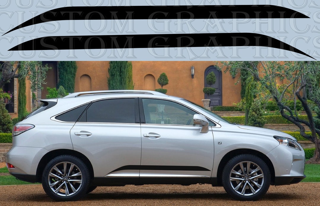 Lexus RX 350 Side Door Stripe Decal Kit: Custom Stickers (2015) - Etsy