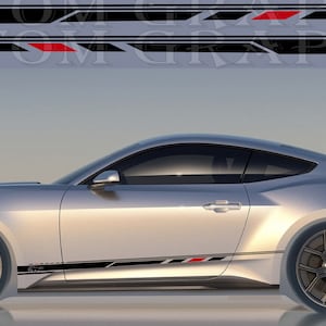 2 colori Nuovo esclusivo Sport Sticker Decal Sportello laterale per mustang