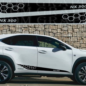 2-farbiger neuer exklusiver Sport-Aufkleber für Seitentür für Lexus NX