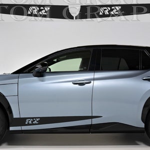 2-kolorowa nowa ekskluzywna naklejka sportowa kalkomania boczne drzwi do Lexus RZ 450e 2023