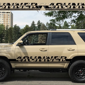 2 colori Nuovo esclusivo Sport Sticker Decal Sportello laterale per Toyota 4Runner TRD Pro