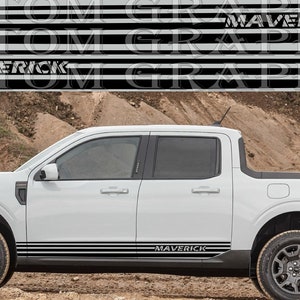 2 colori Nuovo esclusivo Sport Sticker Decal Sportello laterale per Maverick