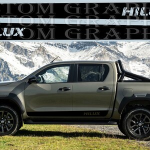 2 colori Nuovo esclusivo Sport Sticker Decal Sportello laterale per Toyota Hilux 2023