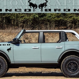 2 colori Nuovo esclusivo Sport Sticker Decal Sportello laterale per Bronco