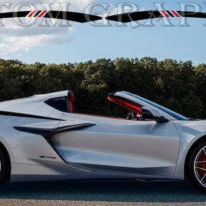 Corvette Z06 Side Stripe Vinyl Decal Kit - 2023 Exclusive Design