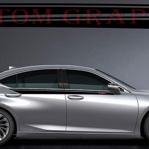 2 colori Nuovo esclusivo Sport Sticker Decal Sportello laterale per Lexus ES