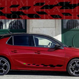 2 colori Nuovo esclusivo Sport Sticker Decal Sportello laterale per Opel Astra