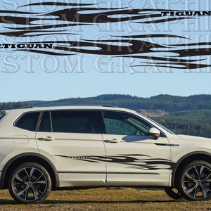 2 colori Nuovo esclusivo Sport Sticker Decal Sportello laterale per Tiguan