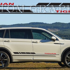 2 colori Nuovo esclusivo Sport Sticker Decal Sportello laterale per Tiguan