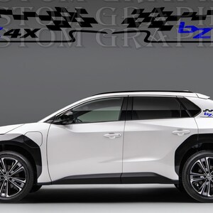 2 colori Nuovo esclusivo Sport Sticker Decal Sportello laterale per Toyota bZ4X 2023