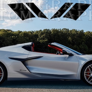 2 colori Nuovo esclusivo Sport Sticker Decal Sportello laterale per Corvette Z06 2023