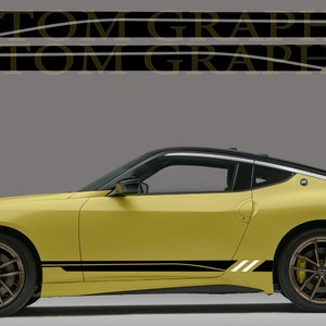2 colori Nuovo esclusivo Sport Sticker Decal Sportello laterale per Nissan Z 2023