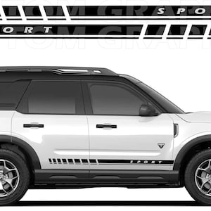 2 colori Nuovo esclusivo Sport Sticker Decal Sportello laterale per Bronco