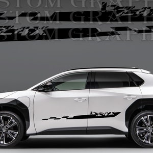 2 colori Nuovo esclusivo Sport Sticker Decal Sportello laterale per Toyota bZ4X 2023