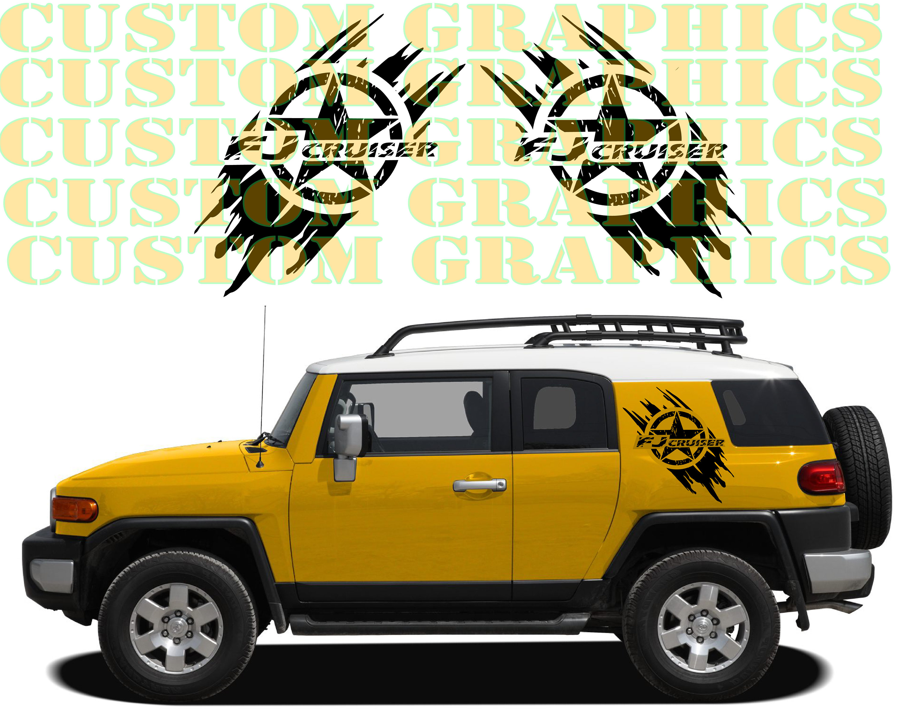 Best Set of Racing Side Stripes Decal Sticker Graphic