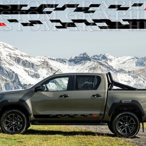 2 colori Nuovo esclusivo Sport Sticker Decal Sportello laterale per Toyota Hilux 2023