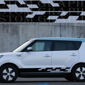 2 colori Nuovo esclusivo Sport Sticker Decal Sportello laterale per Kia Soul