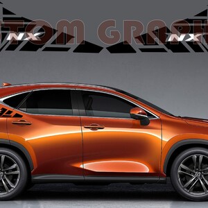 2 colori Nuovo esclusivo Sport Sticker Decal Sportello laterale per Lexus NX