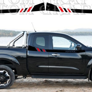 Navara King Cab: Sport Side Door Stripe Decal Kit