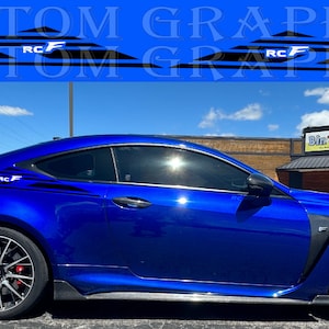 2 colori Nuovo esclusivo Sport Sticker Decal Sportello laterale per Lexus RX