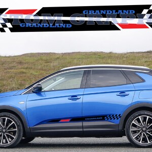 2 colori Nuovo esclusivo Sport Sticker Decal Sportello laterale per Opel Grandland