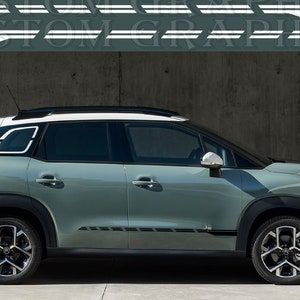 2 colori Nuovo esclusivo Sport Sticker Decal Sportello laterale per Citroen C3 Aircross 2022