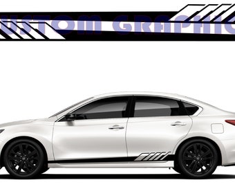 Universal New Vinyl Decal Custom Stickers Graphic kit Compatible with Any Models 2 colors
