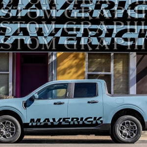 2 colori Nuovo esclusivo Sport Sticker Decal Sportello laterale per Maverick