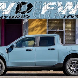 2 color FWD Hybrid Inscription Side door vinyl decal sticker Compatible with Maverick