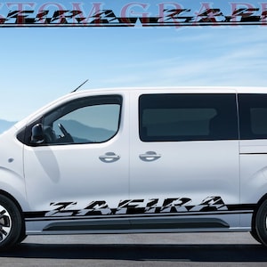 2 colori Nuovo esclusivo Sport Sticker Decal Sportello laterale per Opel Zafira Life
