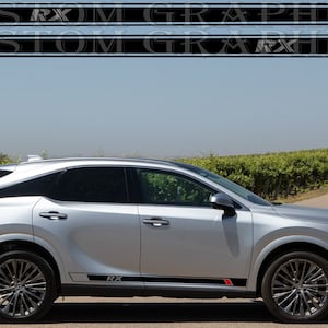 2-kolorowa nowa ekskluzywna naklejka sportowa kalkomania boczne drzwi do Lexus RX