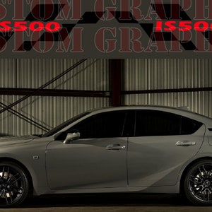 2 colori Nuovo esclusivo Sport Sticker Decal Sportello laterale per Lexus IS