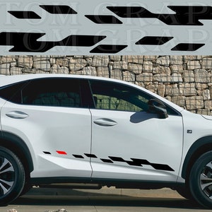 2 colori Nuovo esclusivo Sport Sticker Decal Sportello laterale per Lexus NX
