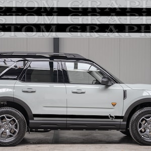 2 colori Nuovo esclusivo Sport Sticker Decal Sportello laterale per Bronco