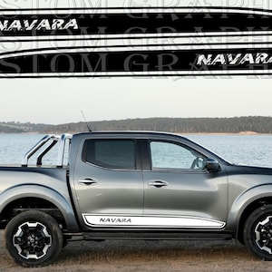 2 colori Nuovo esclusivo Sport Sticker Decal Sportello laterale per Nissan Navara Double Cab Pro-4x