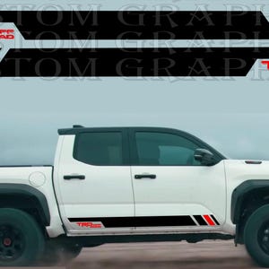2-kolorowa nowa ekskluzywna naklejka sportowa kalkomania boczne drzwi do Toyota Tacoma TRD Off Road