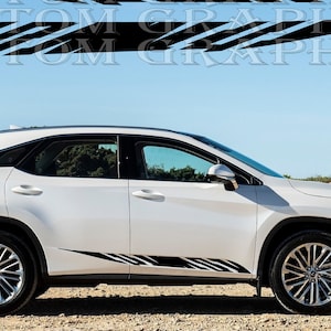 2 colori Nuovo esclusivo Sport Sticker Decal Sportello laterale per Lexus RX