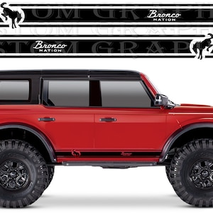 2 colori Nuovo esclusivo Sport Sticker Decal Sportello laterale per Bronco