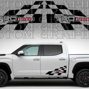 2-kolorowa nowa ekskluzywna naklejka sportowa kalkomania boczne drzwi do Toyota Tundra 2022