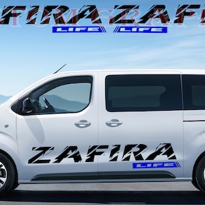 2 colori Nuovo esclusivo Sport Sticker Decal Sportello laterale per Opel Zafira Life