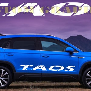 2 colori Nuovo esclusivo Sport Sticker Decal Sportello laterale per Taos 2022