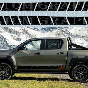 2 colori Nuovo esclusivo Sport Sticker Decal Sportello laterale per Toyota Hilux 2023