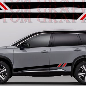 2 colori Nuovo esclusivo Sport Sticker Decal Sportello laterale per Nissan Rogue 2021