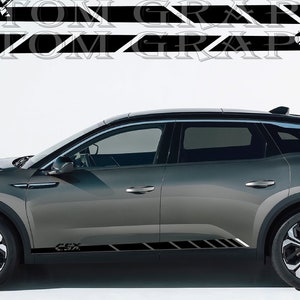 2-farbiger neuer exklusiver Sport-Aufkleber für Seitentür für Citroen C5 X 2022