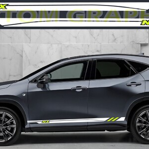 2 colori Nuovo esclusivo Sport Sticker Decal Sportello laterale per Lexus NX