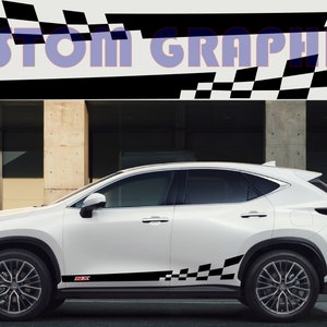 2 colori Nuovo esclusivo Sport Sticker Decal Sportello laterale per Lexus NX